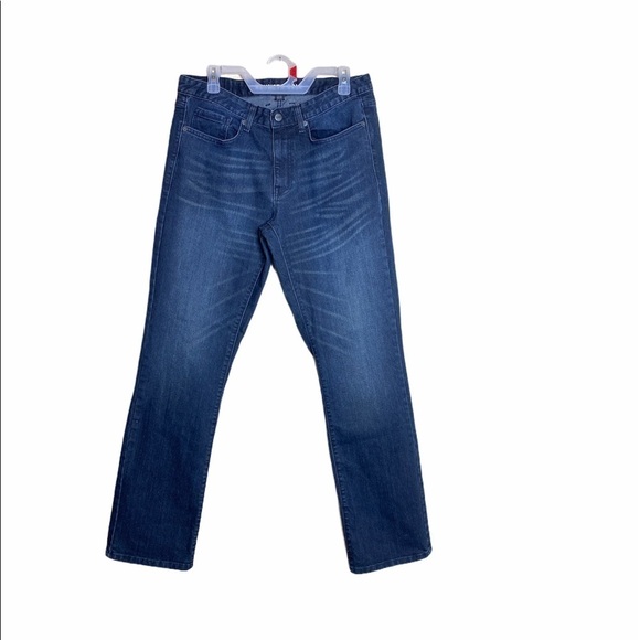 Kenneth Cole Straight Fit Hitete Jeans - Picture 1 of 6